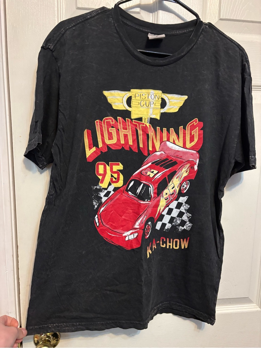 Lightning McQueen '95 Graphic Tee - Black & Red